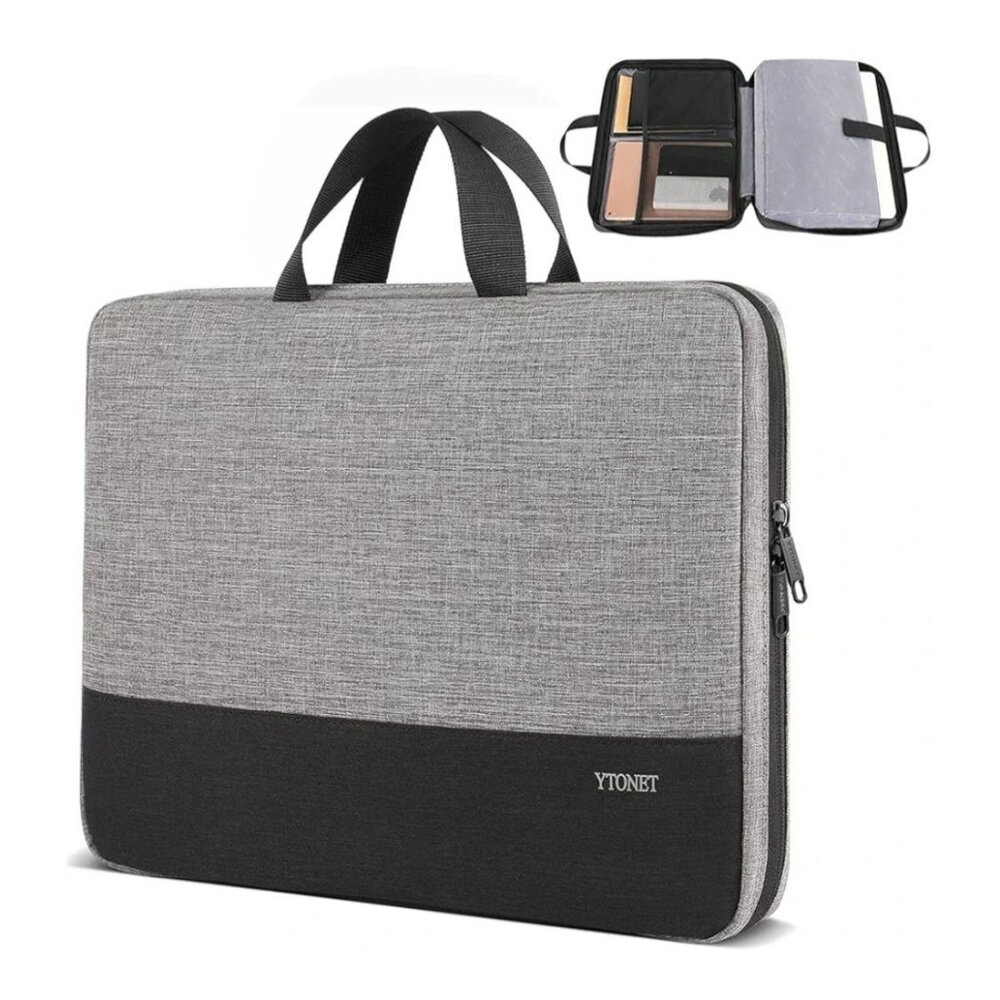 Laptop Sleeve Case 17 Inch, Slim Water Resistant TSA Laptop Cover with Handle